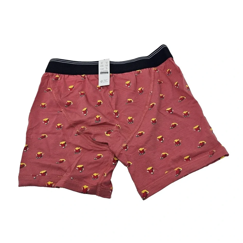 J.Crew Men's Printed Boxer Shorts Red Size XS AV056